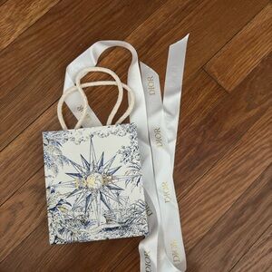 Dior Blue and White Women's Bag